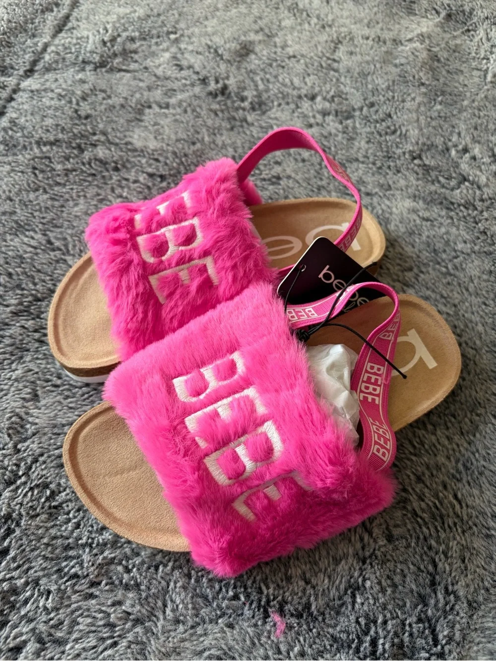 bebe vibrant fuzzy